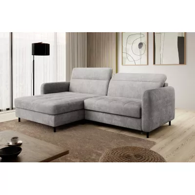 Elegantes Schlafsofa ZULEYKA - grau 3, linke Ecke