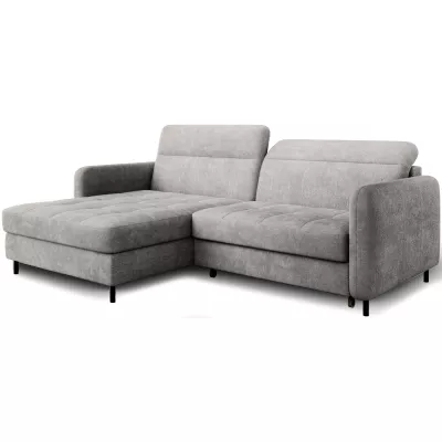 Elegantes Schlafsofa ZULEYKA - grau 3, linke Ecke