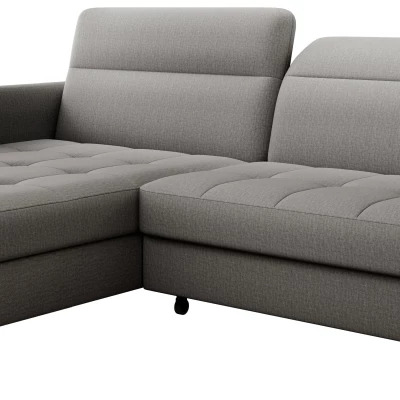 Elegantes Schlafsofa ZULEYKA - grau 1, linke Ecke