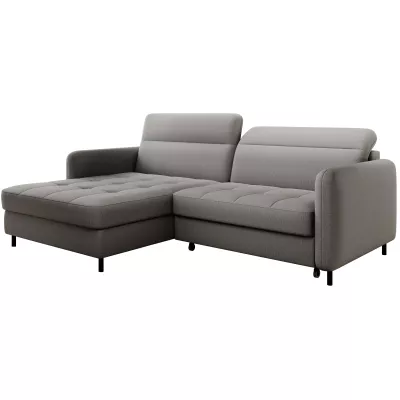 Elegantes Schlafsofa ZULEYKA - grau 1, linke Ecke
