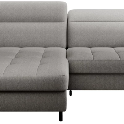 Elegantes Schlafsofa ZULEYKA - grau 1, linke Ecke