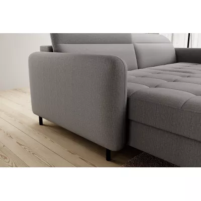 Elegantes Schlafsofa ZULEYKA - grau 1, linke Ecke