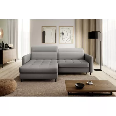 Elegantes Schlafsofa ZULEYKA - grau 1, linke Ecke