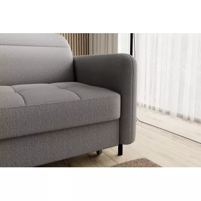 Elegantes Schlafsofa ZULEYKA - grau 1, linke Ecke