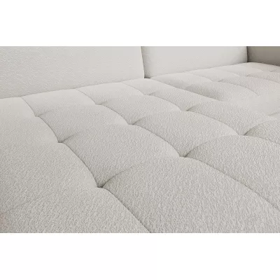 Elegantes Schlafsofa ZULEYKA – weiß, linke Ecke