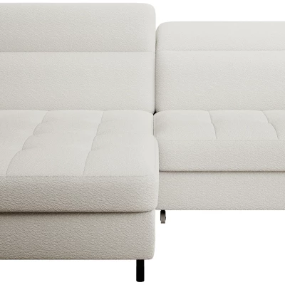 Elegantes Schlafsofa ZULEYKA – weiß, linke Ecke