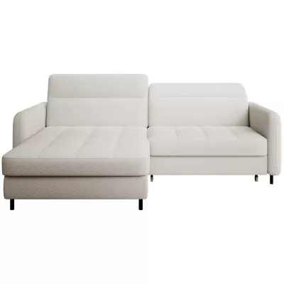 Elegantes Schlafsofa ZULEYKA – weiß, linke Ecke