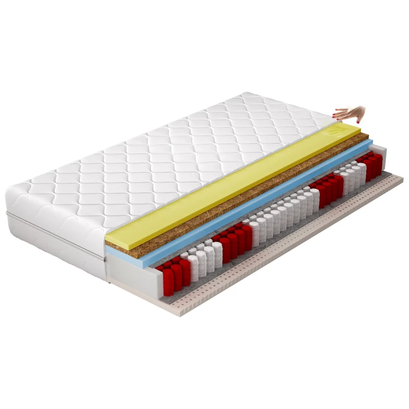 Thermoelastische Schaumstoffmatratze mit Latex 80x200 NAUSICA 1
