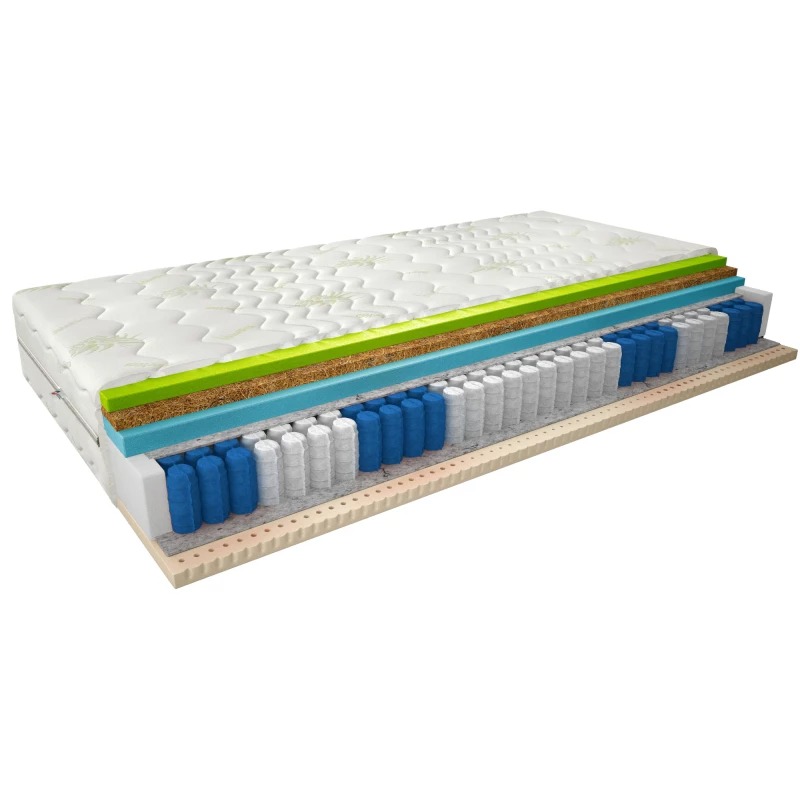 Thermoelastische Schaumstoffmatratze mit Latex 140x200 NAUSICA 2