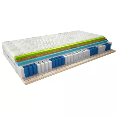Thermoelastische Schaumstoffmatratze mit Latex 200x200 NAUSICA 2