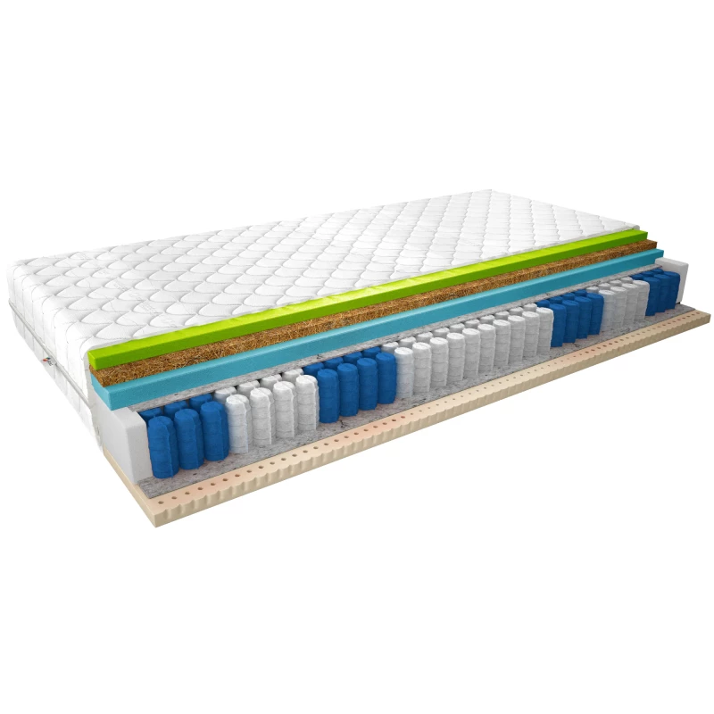 Thermoelastische Schaumstoffmatratze mit Latex 140x200 NAUSICA 3