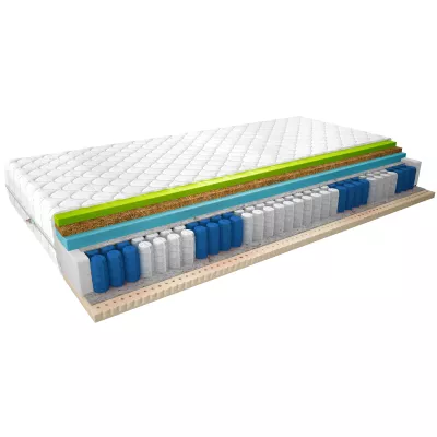 Thermoelastische Schaumstoffmatratze mit Latex 200x200 NAUSICA 3