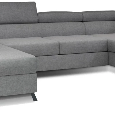 U-förmiges Sofa SAGE - grau, rechte Ausführung