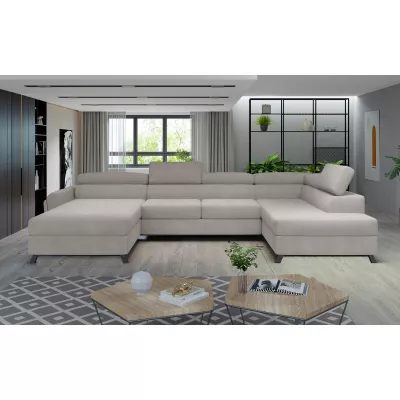 SAGE U-förmige Sofagarnitur – hellbeige, echtes Design