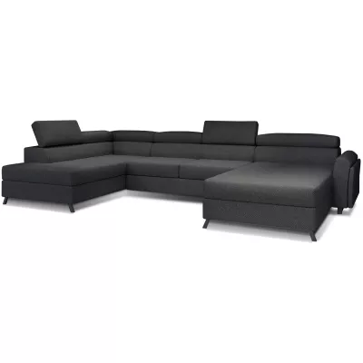 U-förmiges Sofa SAGE - grau, linke Ausführung