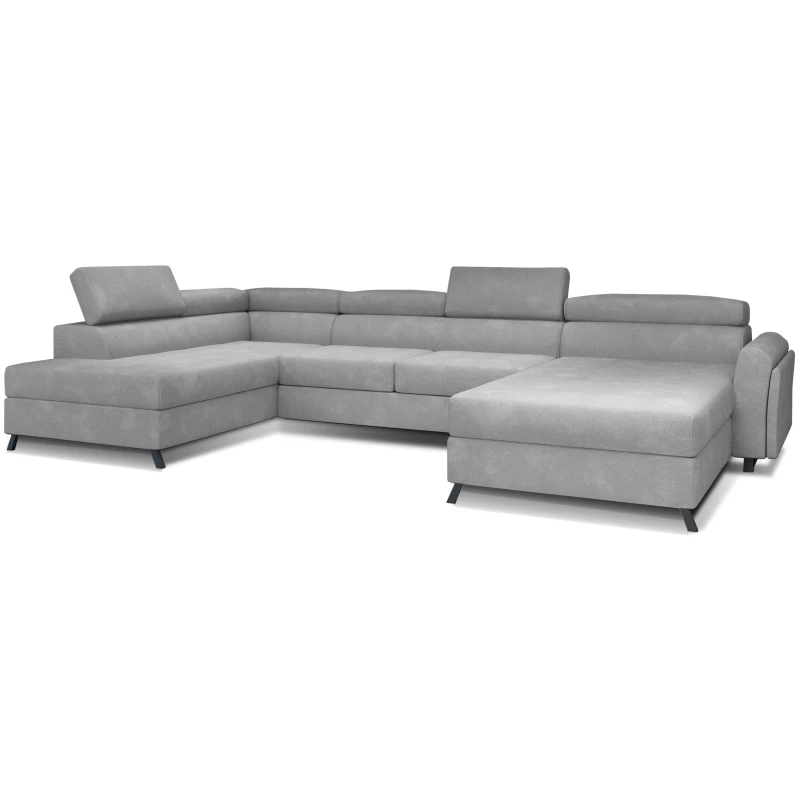 U-förmiges Sofa SAGE - Esche, linke Ausführung