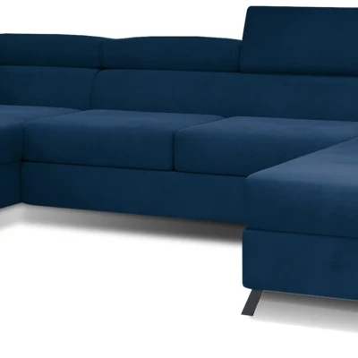 U-förmiges Sofa SAGE - blau, linke Ausführung