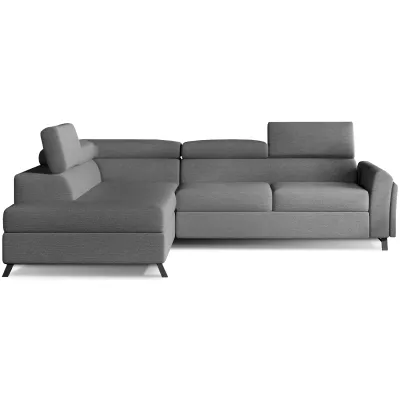 Ecksofa mit Stauraum ZIVEN - grau 1, linke Ecke