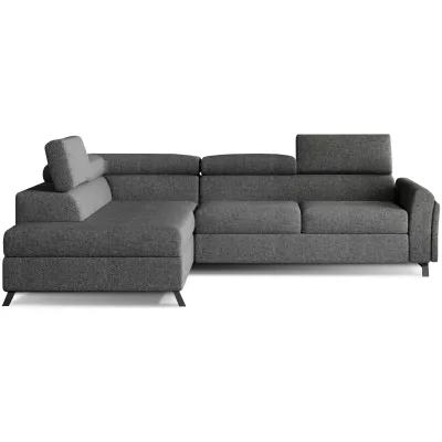 Ecksofa mit Stauraum ZIVEN - dunkelgrau 1, linke Ecke