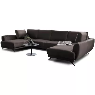 ALARION U-förmiges Schlafsofa - dunkelgrau 2