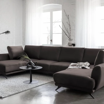 ALARION U-förmiges Schlafsofa - dunkelgrau 2
