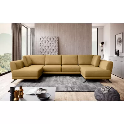 ALARION U-förmiges Schlafsofa - gelb