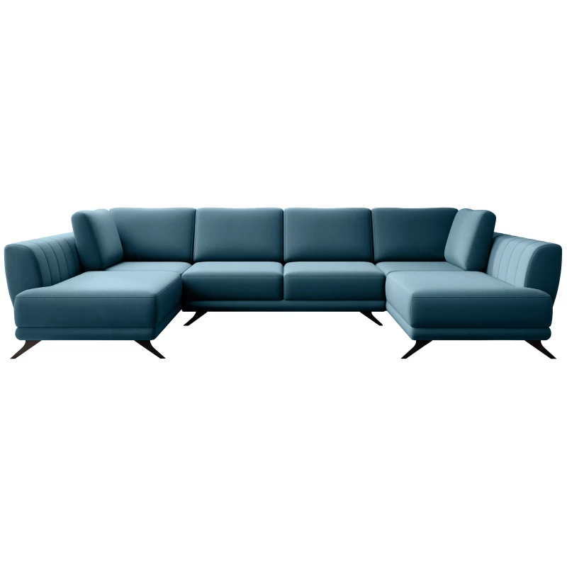 ALARION U-förmiges Schlafsofa - hellblau