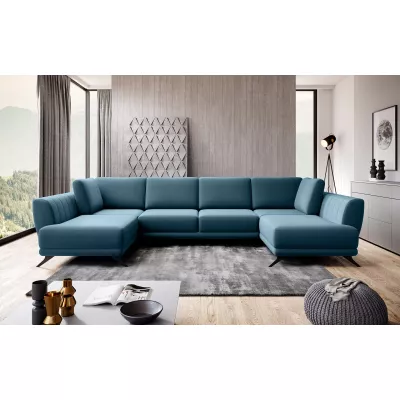 ALARION U-förmiges Schlafsofa - hellblau