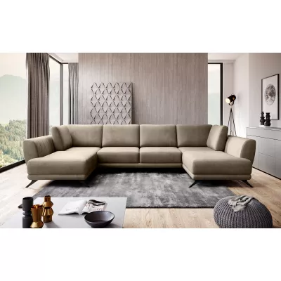 ALARION U-förmiges Schlafsofa - beige