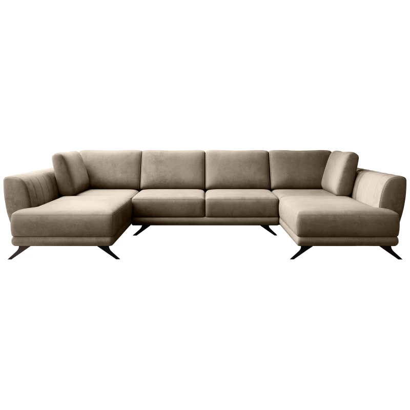 ALARION U-förmiges Schlafsofa - beige