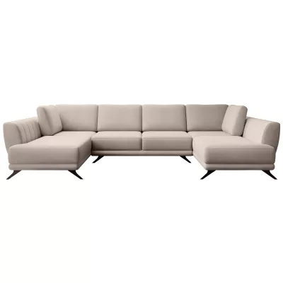 ALARION U-förmiges Schlafsofa – hellbeige