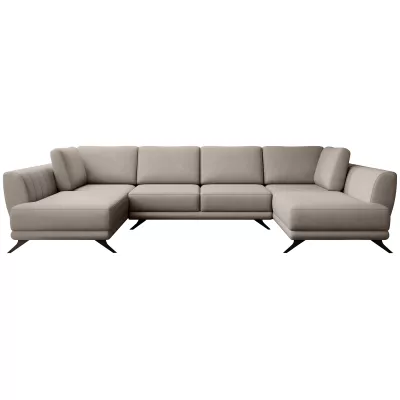 ALARION U-förmiges Schlafsofa – grau-beige