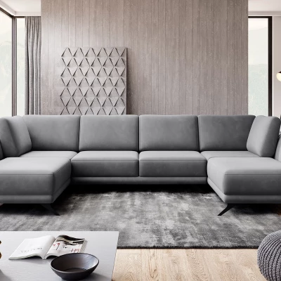 ALARION U-förmiges Schlafsofa - grau 5