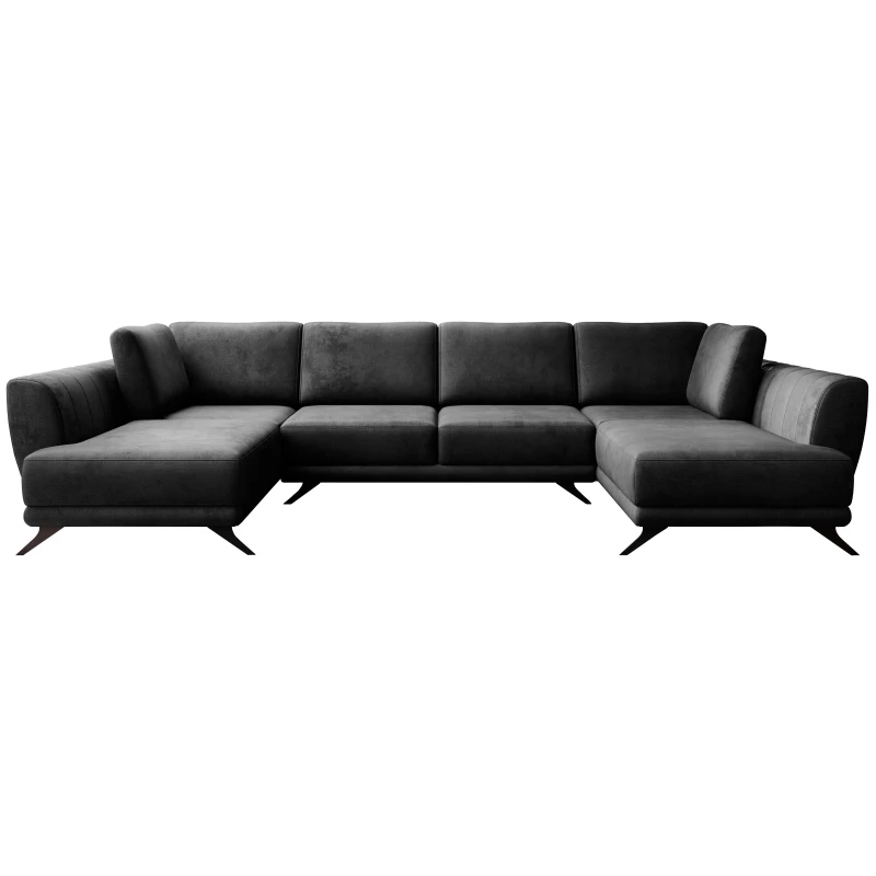 ALARION U-förmiges Schlafsofa - Graphit