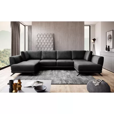 ALARION U-förmiges Schlafsofa - Graphit