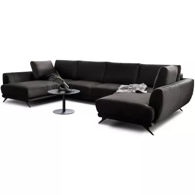 ALARION U-förmiges Schlafsofa – Anthrazit