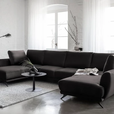 ALARION U-förmiges Schlafsofa – Anthrazit