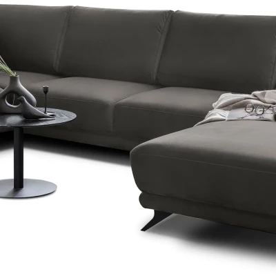 ALARION U-förmiges Schlafsofa - dunkelgrau 1