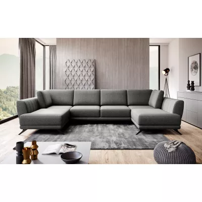 ALARION U-förmiges Schlafsofa - grau 2