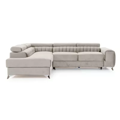 Ecksofa für das Wohnzimmer MELISENDE - beige, linke Ecke
