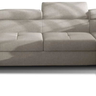 U-förmige Sofagarnitur ORIANA – grau-beige, echtes Design