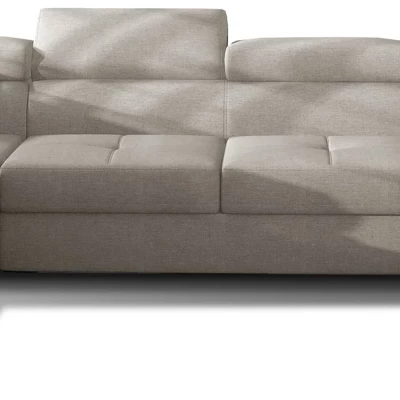 U-förmiges Schlafsofa ORIANA – grau-beige, linke Ausführung
