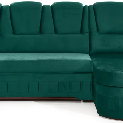 Eckschlafsofa KANOA 1 - grün, rechte Ecke