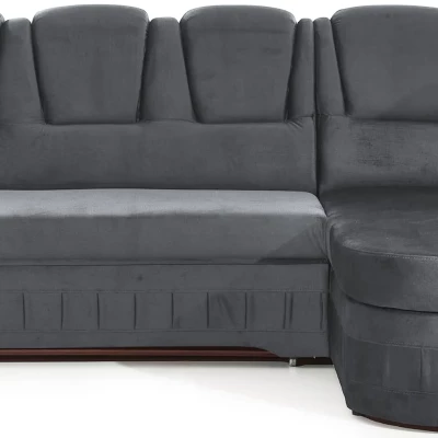Eckschlafsofa KANOA 1 - grau, rechte Ecke