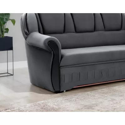 Eckschlafsofa KANOA 1 - dunkelgrau, rechte Ecke