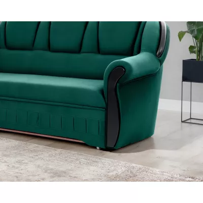 Eckschlafsofa KANOA 1 - grün, linke Ecke