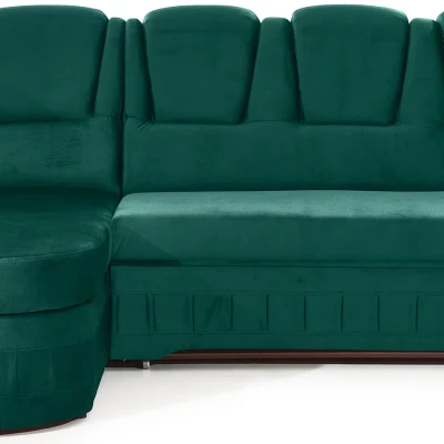 Eckschlafsofa KANOA 1 - grün, linke Ecke