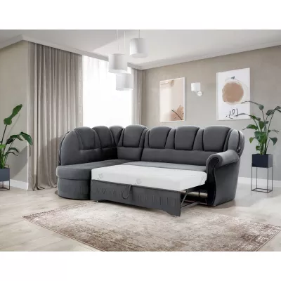 Eckschlafsofa KANOA 1 - grau, linke Ecke