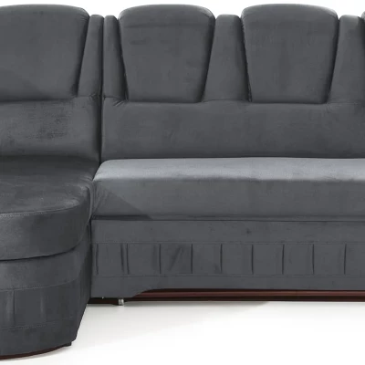 Eckschlafsofa KANOA 1 - grau, linke Ecke