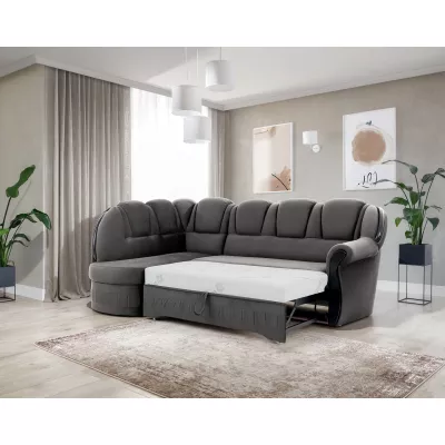 Eckschlafsofa KANOA 1 - dunkelgrau, linke Ecke